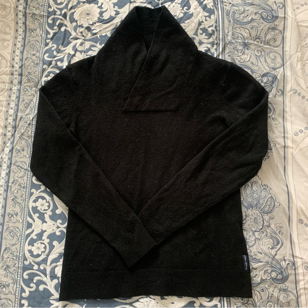 Armani Exchange 100% Merino Wool Cowl Neck Collar Sweater - Picture 3 of 7